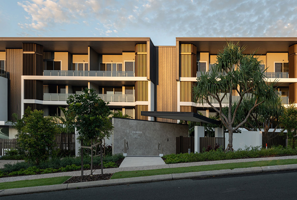 Huff Group delivered full electrical and communications package across both stages of the Tallow and Lumina High-End Apartments